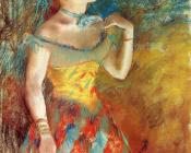 埃德加 德加 : Singer in Green